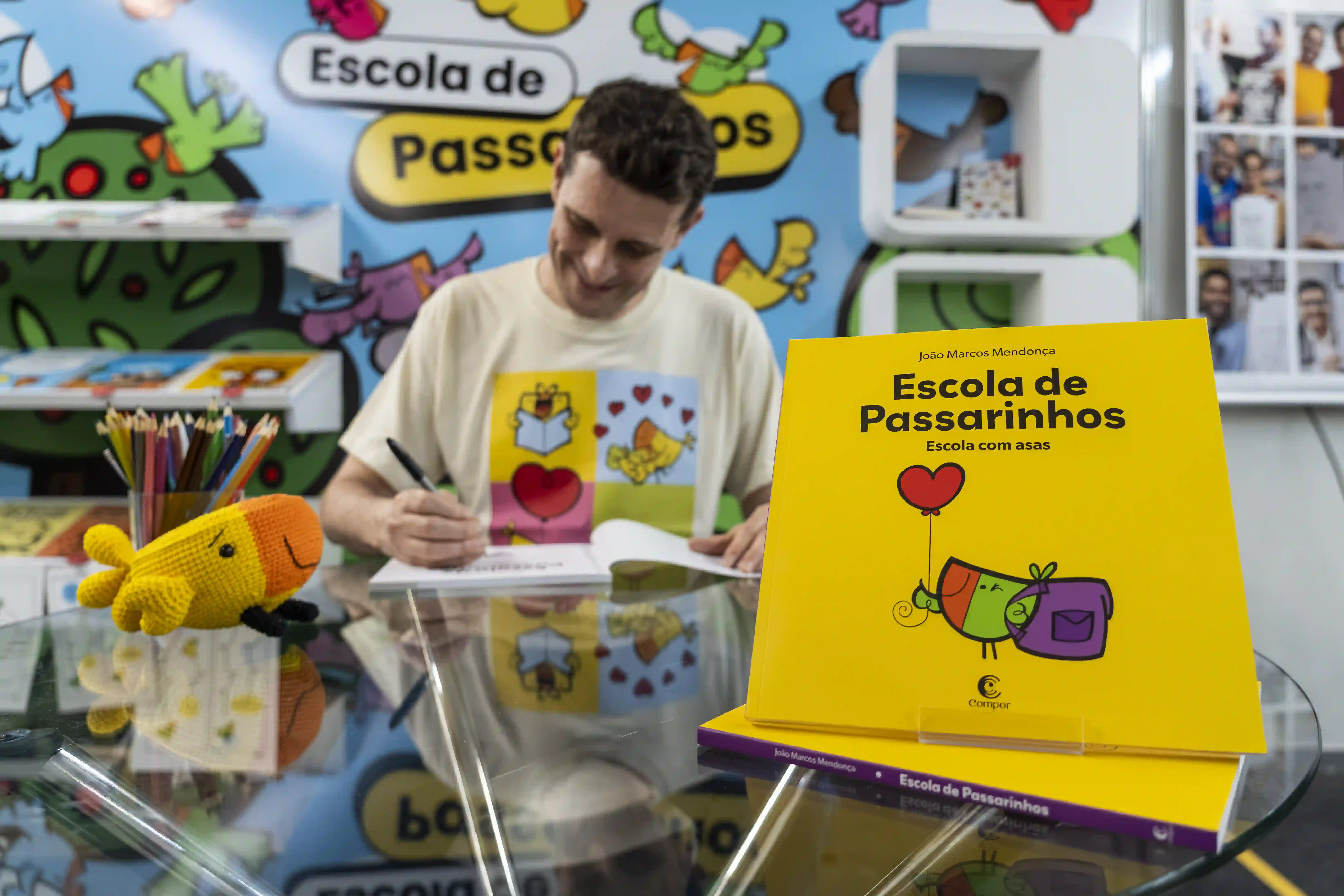 ESCOLA DE PASSARINHOS POUSOU NO XI CONEDU EM OLINDA-PE