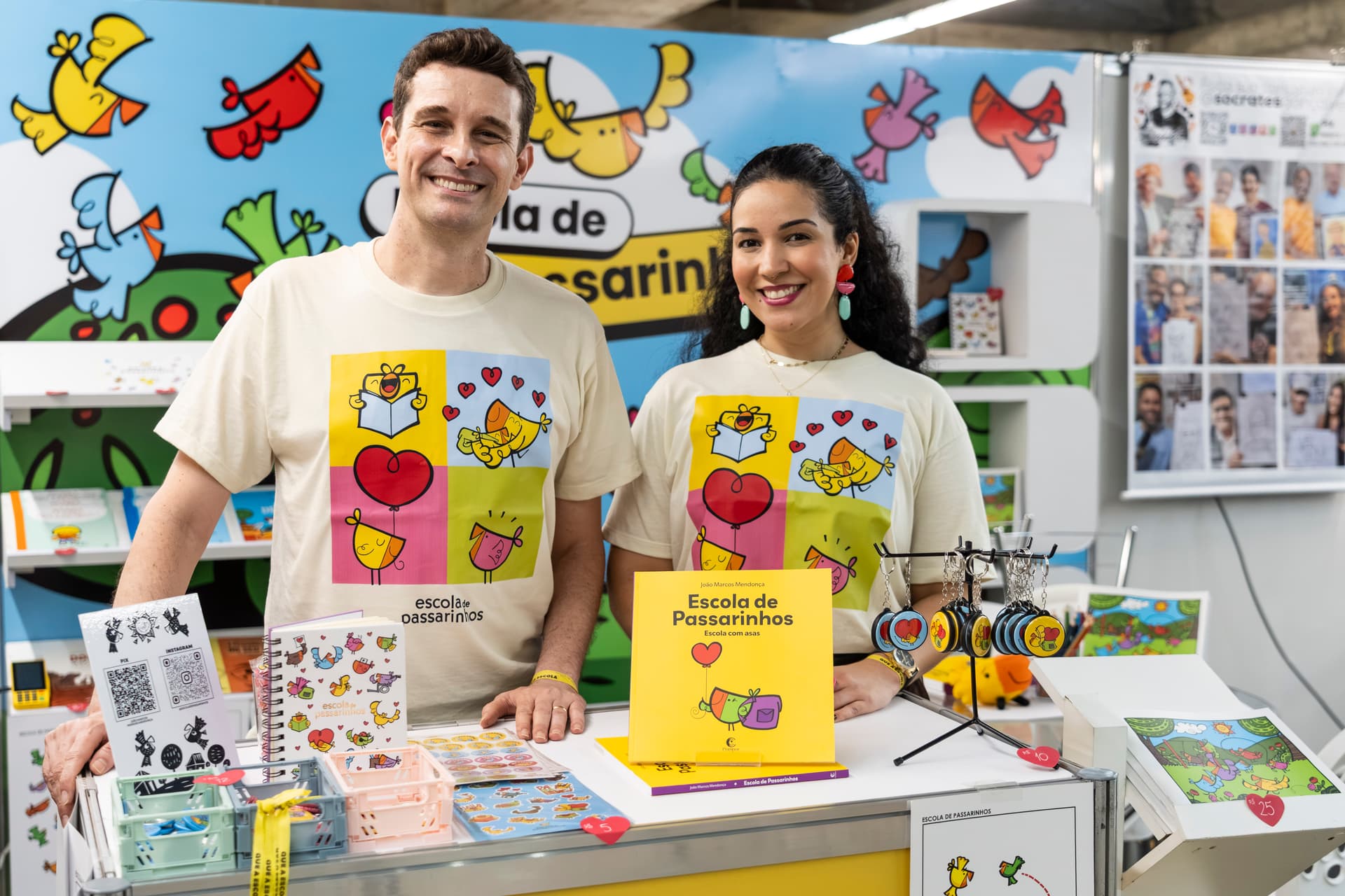 ESCOLA DE PASSARINHOS POUSOU NO XI CONEDU EM OLINDA-PE - 2